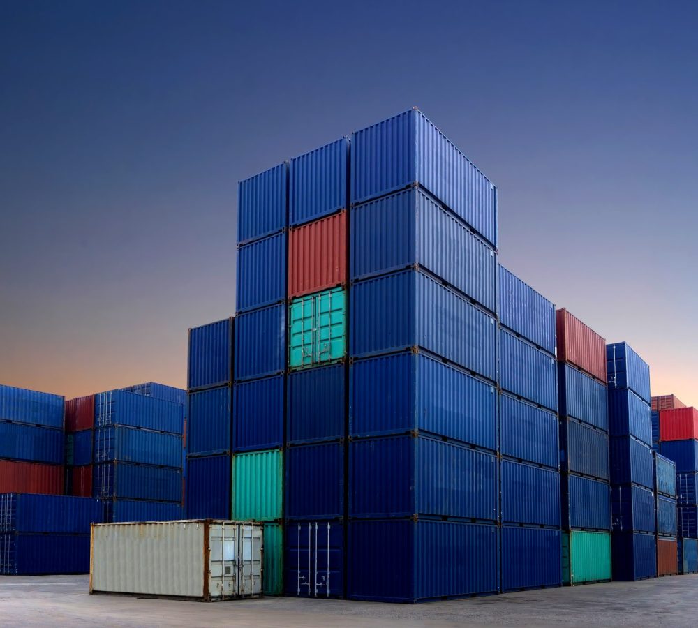 container yard in logistic industry